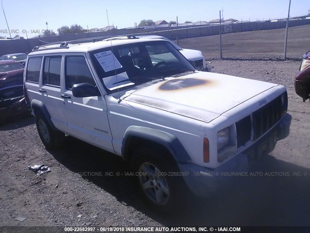 1J4FT28S6XL599802 - 1999 JEEP CHEROKEE SE WHITE photo 1