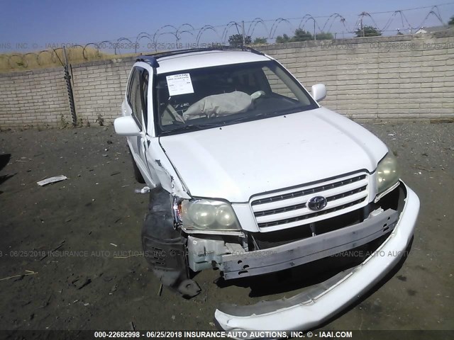 JTEGF21A420038801 - 2002 TOYOTA HIGHLANDER LIMITED WHITE photo 6