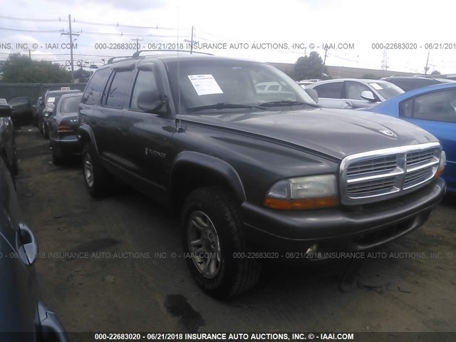 1D4HS48N33F557901 - 2003 DODGE DURANGO SLT GRAY photo 1