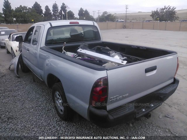 5TFTX4CN9CX020749 - 2012 TOYOTA TACOMA ACCESS CAB Күміс фото 3