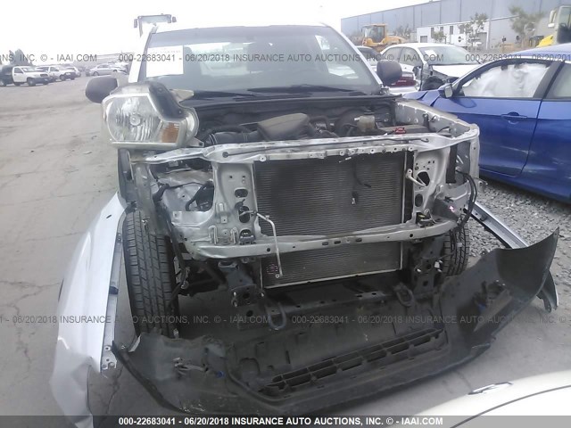 5TFTX4CN9CX020749 - 2012 TOYOTA TACOMA ACCESS CAB Күміс фото 6