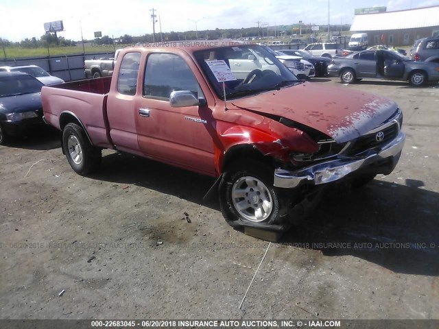 4TAWN74N9TZ181458 - 1996 TOYOTA TACOMA XTRACAB SR5 RED photo 1