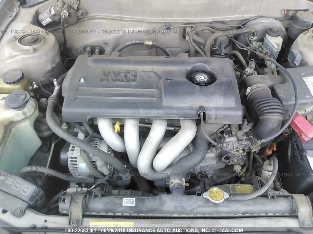 1NXBR12EXYZ331326 - 2000 TOYOTA COROLLA VE/CE/LE 棕色 照片 10