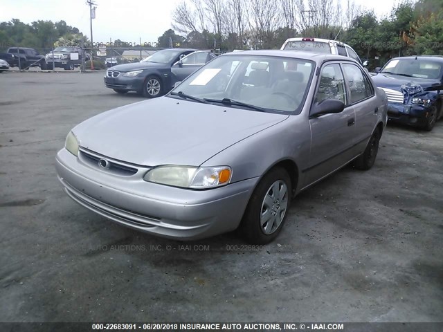 1NXBR12EXYZ331326 - 2000 TOYOTA COROLLA VE/CE/LE TAN photo 2