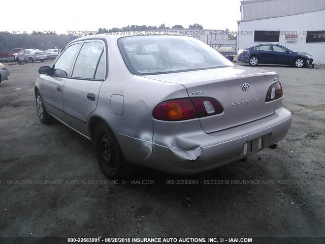 1NXBR12EXYZ331326 - 2000 TOYOTA COROLLA VE/CE/LE 棕色 照片 3
