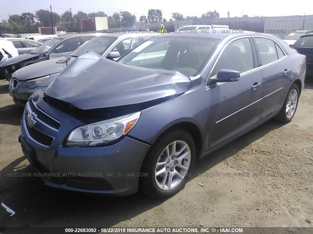 1G11C5SA6DF217627 - 2013 CHEVROLET MALIBU 1LT 蓝色 照片 2