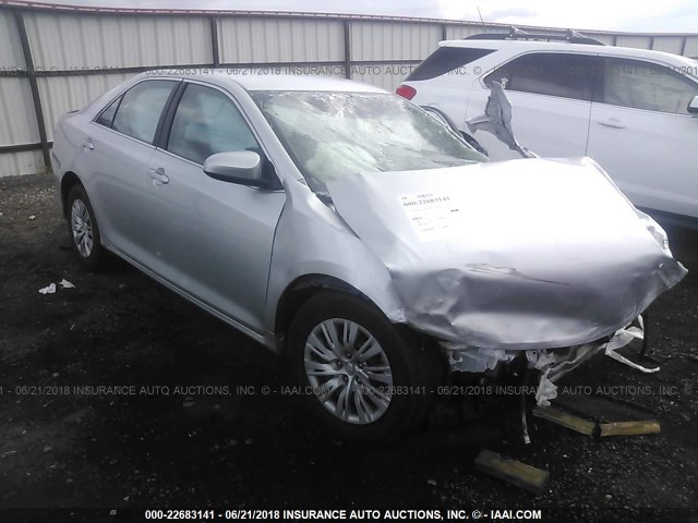 4T4BF1FK4DR287980 - 2013 TOYOTA CAMRY L/SE/LE/XLE SILVER photo 1