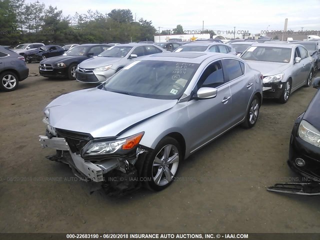 19VDE1F36FE006873 - 2015 ACURA ILX 20 GRAY photo 2