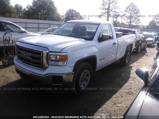 1GTN1TEC0FZ902868 - 2015 GMC SIERRA C1500 WHITE photo 2