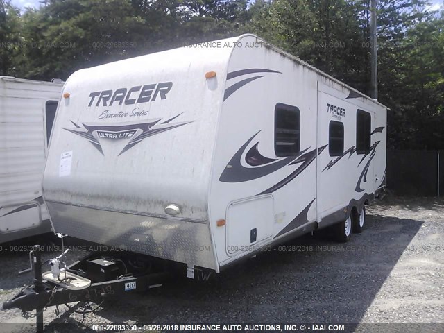 5ZT2TRSB6BB500866 - 2011 FOREST RIVER TRACER 26BHS  CREAM photo 2