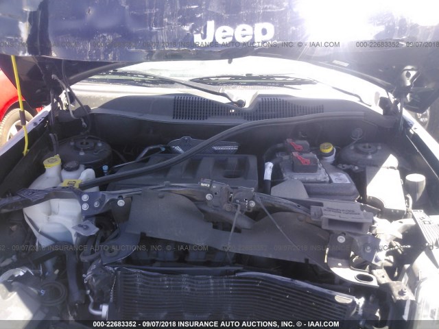 1C4NJDEB2GD747185 - 2016 JEEP COMPASS LATITUDE 黑色 照片 10