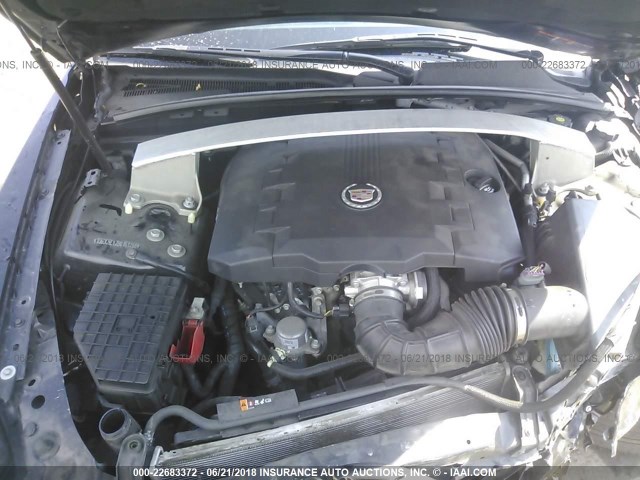 1G6DC5EY2B0151268 - 2011 CADILLAC CTS BLACK photo 10