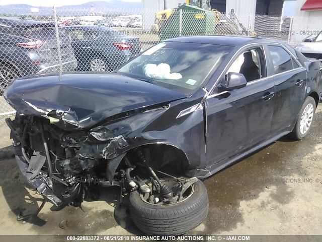 1G6DC5EY2B0151268 - 2011 CADILLAC CTS BLACK photo 2