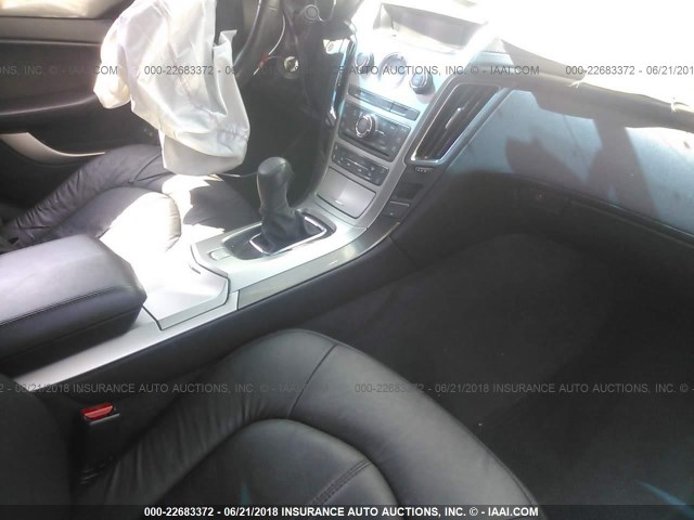 1G6DC5EY2B0151268 - 2011 CADILLAC CTS BLACK photo 5