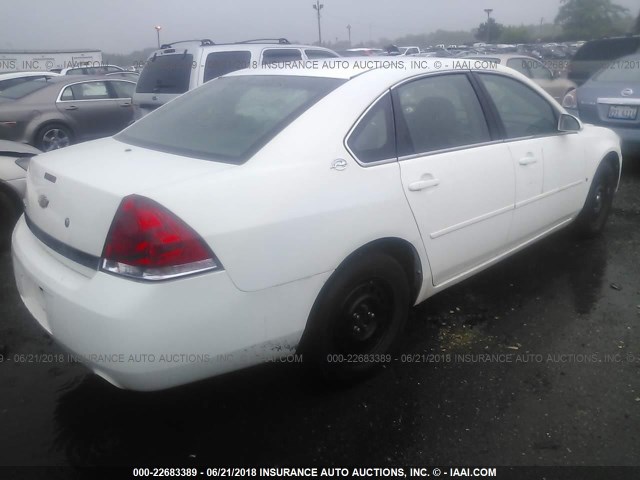 2G1WS55R979415335 - 2007 CHEVROLET IMPALA POLICE WHITE photo 4