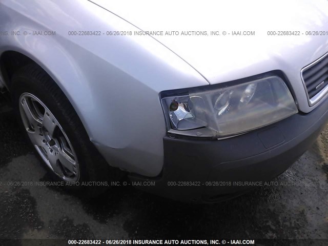 WAUYP54B61N059434 - 2001 AUDI ALLROAD SILVER photo 6