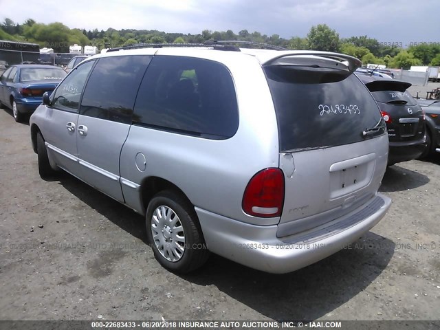 1B4GP44G0YB560106 - 2000 DODGE GRAND CARAVAN SE/SPORT SILVER photo 3