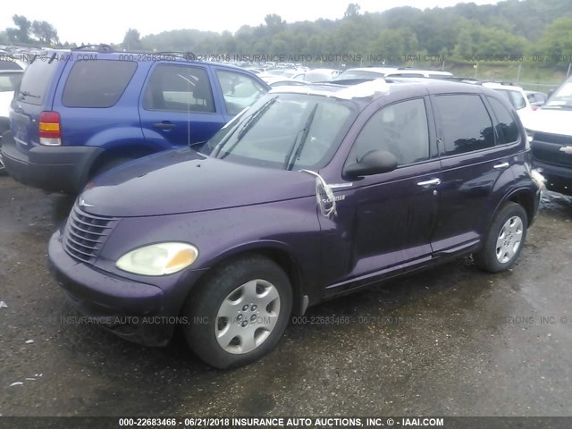 3C4FY58B25T570050 - 2005 CHRYSLER PT CRUISER TOURING BLUE photo 2