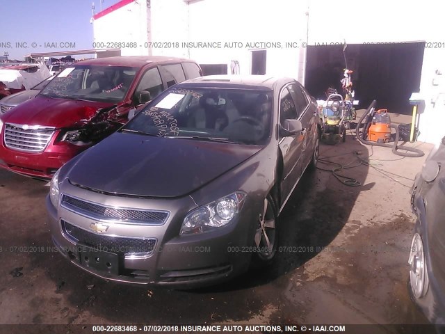 1G1ZC5E16BF362775 - 2011 CHEVROLET MALIBU 1LT GRAY photo 2