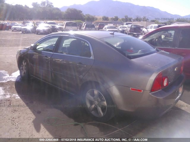 1G1ZC5E16BF362775 - 2011 CHEVROLET MALIBU 1LT GRAY photo 3