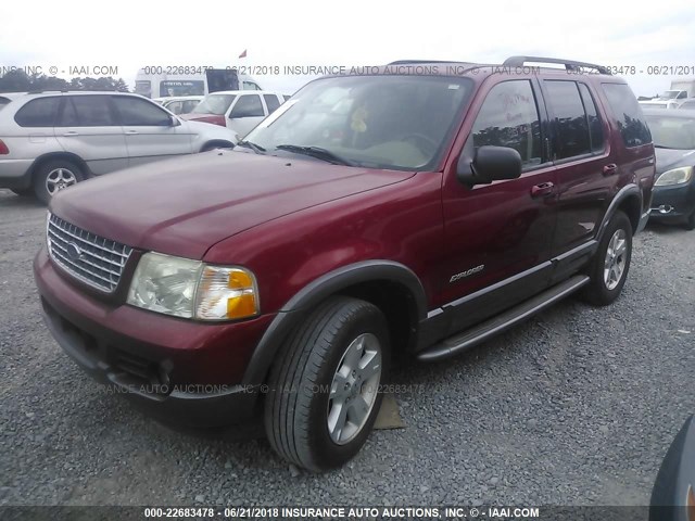 1FMZU63K04ZB14962 - 2004 FORD EXPLORER XLT/XLT SPORT/NBX MAROON photo 2