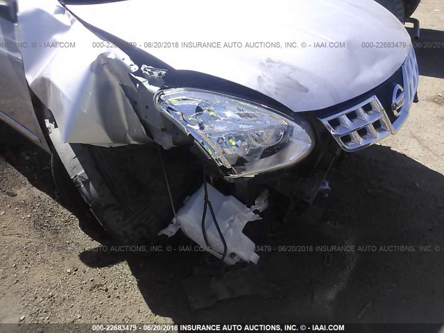 JN8AS5MT5BW561458 - 2011 NISSAN ROGUE S/SV/KROM SILVER photo 6