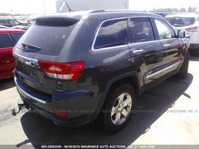 1J4RR5GT7BC713158 - 2011 JEEP GRAND CHEROKEE LIMITED GRAY photo 4