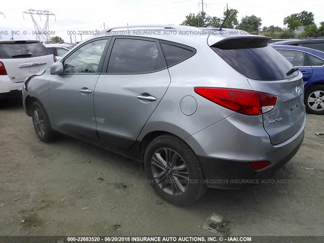 KM8JUCAG4EU855513 - 2014 HYUNDAI Tucson GLS/LIMITED/SE GRAY photo 3