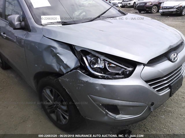 KM8JUCAG4EU855513 - 2014 HYUNDAI Tucson GLS/LIMITED/SE GRAY photo 6