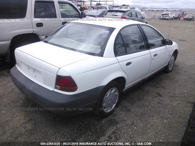 1G8ZF5288WZ181174 - 1998 SATURN SL WHITE photo 4