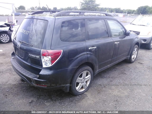 JF2SH63659H705154 - 2009 SUBARU FORESTER 2.5X PREMIUM Pewter photo 4