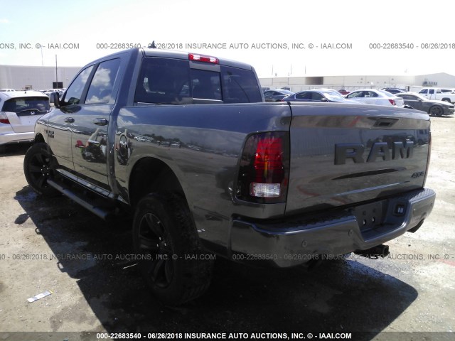 1C6RR7MT6HS664840 - 2017 RAM 1500 SPORT GRAY photo 3