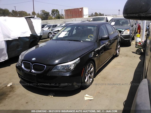 WBANW13588CZ75659 - 2008 BMW 535 I BLACK photo 2