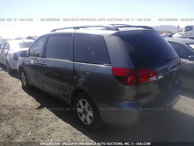 5TDZA22CX4S018466 - 2004 TOYOTA SIENNA XLE/XLE LIMITED GRAY photo 3