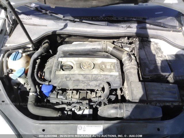 3VWRJ7AJ6AM043791 - 2010 VOLKSWAGEN JETTA WOLFSBURG 白色 照片 10