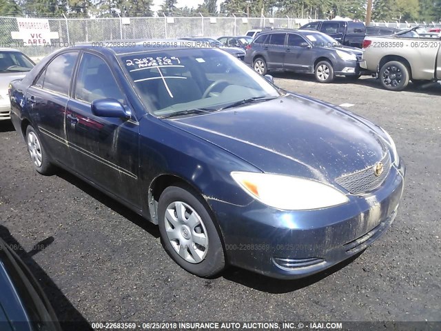 4T1BE32KX3U218577 - 2003 TOYOTA CAMRY LE/XLE/SE 蓝色 照片 1