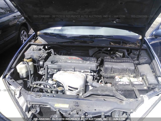 4T1BE32KX3U218577 - 2003 TOYOTA CAMRY LE/XLE/SE 蓝色 照片 10