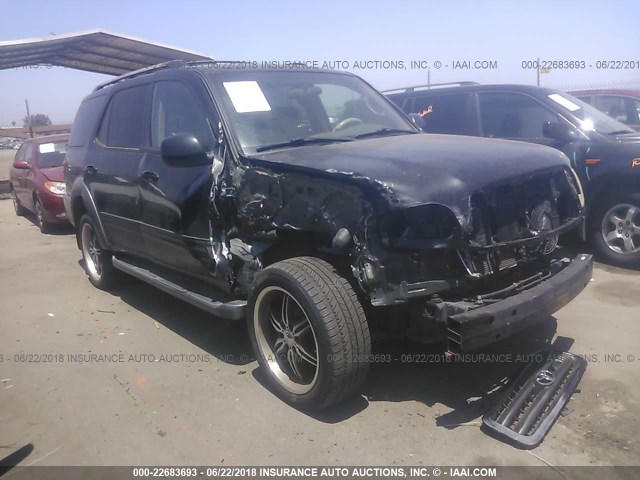 5TDZT34A44S222126 - 2004 TOYOTA SEQUOIA SR5 BLACK photo 1