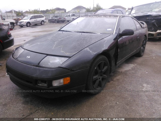 JN1RZ26H6PX537806 - 1993 NISSAN 300ZX 2+2 BLACK photo 2