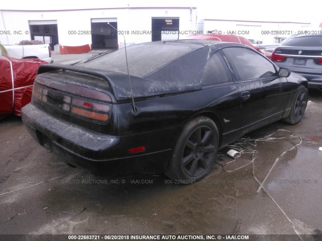 JN1RZ26H6PX537806 - 1993 NISSAN 300ZX 2+2 BLACK photo 4