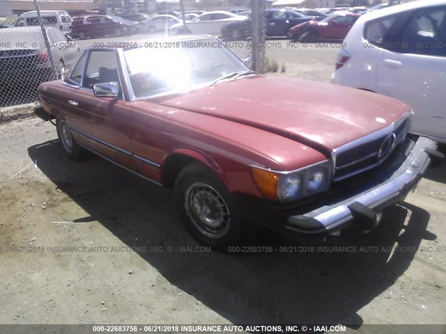 10704412031965 - 1976 MERCEDES BENZ 450 S L CONV  RED photo 1