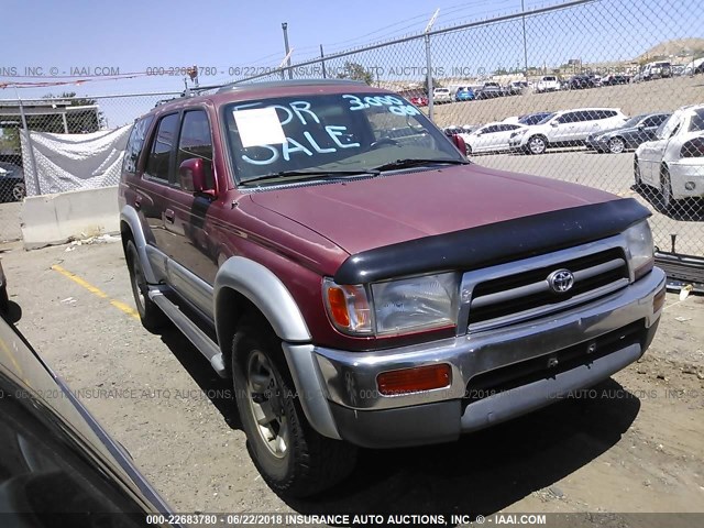 JT3GN87R0V0036639 - 1997 TOYOTA 4RUNNER LIMITED RED photo 1