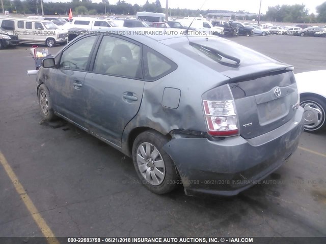 JTDKB20U453094553 - 2005 TOYOTA PRIUS TEAL photo 3