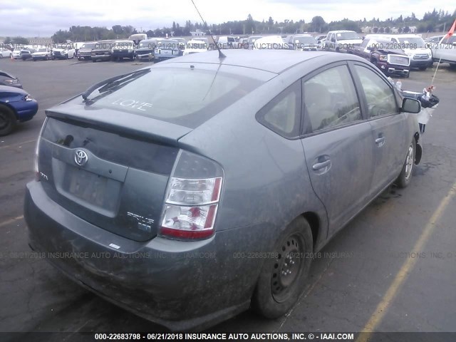 JTDKB20U453094553 - 2005 TOYOTA PRIUS TEAL photo 4
