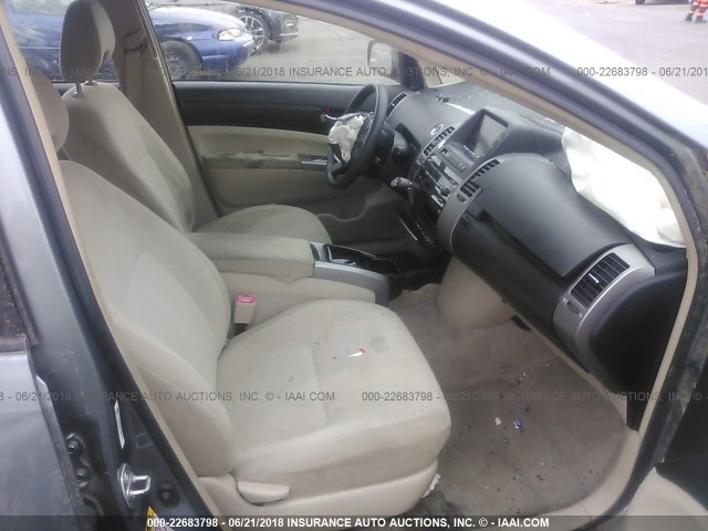 JTDKB20U453094553 - 2005 TOYOTA PRIUS TEAL photo 5