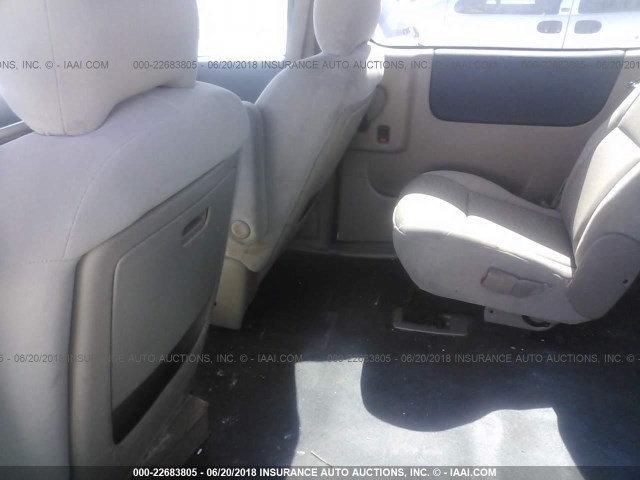 1GNDV13118D168223 - 2008 CHEVROLET UPLANDER WHITE photo 8