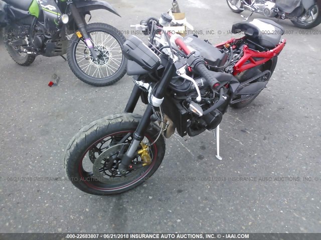 SMTL03NE3ET616317 - 2014 TRIUMPH MOTORCYCLE STREET TRIPLE R BLACK photo 2