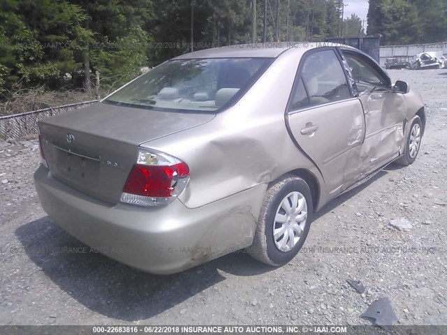 4T1BE32K35U980832 - 2005 TOYOTA CAMRY LE/XLE/SE 金色 照片 4