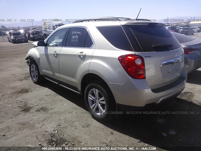 2GNALBEK3F1145068 - 2015 CHEVROLET EQUINOX LT TAN photo 3