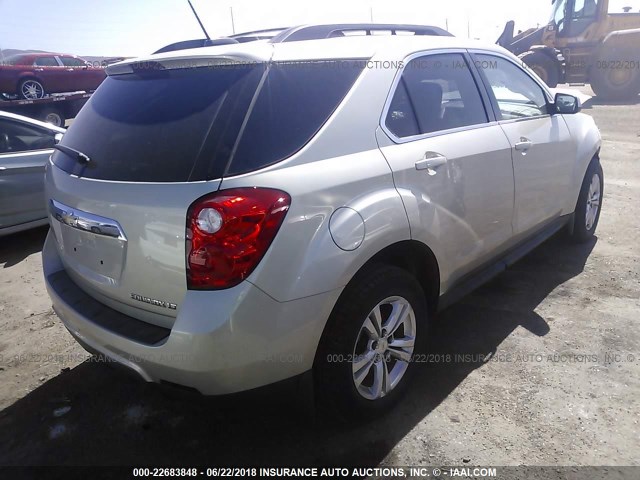 2GNALBEK3F1145068 - 2015 CHEVROLET EQUINOX LT TAN photo 4